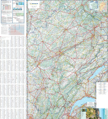 Franche - Comte 520 France Michelin Map