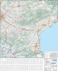 France Languedoc-Roussillon 526 Michelin Map