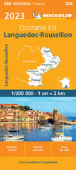 France Languedoc-Roussillon 526 Michelin Map