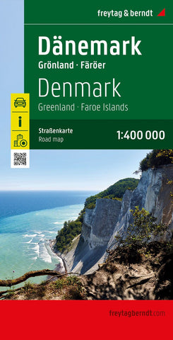 Denmark & Faroe Islands Freytag & Berndt Map