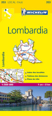 Italy Lombardy Michelin Map 353