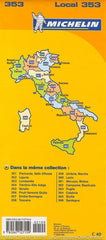 Italy Lombardy Michelin Map 353