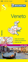 Italy Veneto Michelin Map 355