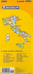 Italy Friuli Venezia Julienne Michelin Map 356