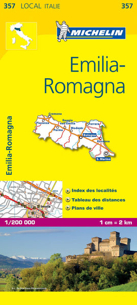 Italy Emilia Romagna Michelin Map 357