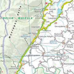 Italy Abruzzo & Molise Michelin Map 361