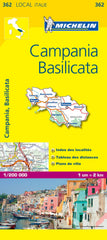 Italy Campania & Basilicata Michelin Map 362
