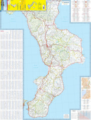 Italy Calabria Michelin Map 364