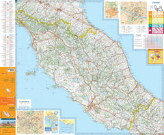 Italy Central Map Michelin 563