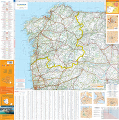 Spain North West - Galicia Michelin Map 571