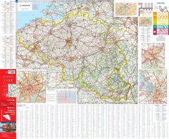 Belgium Luxembourg Michelin Map 716