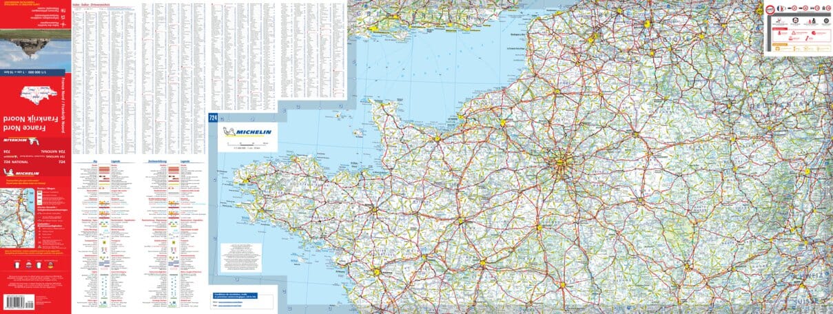 France Routiere Nord France Map