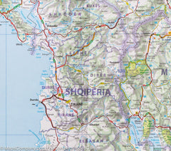 Slovenia, Croatia, Bosnia-Herzegovina, Serbia,Montenegro & Rep of Macedonia Michelin Map 736