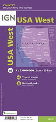 USA West IGN Folded Map