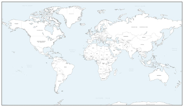 Select Map World Colouring Map Large | Shop Mapworld