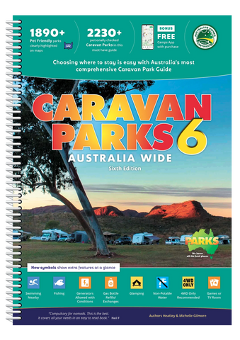 Caravan Parks Australia Wide 6 Spiral Hema Atlas (FREE SHIPPING)