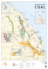 Queensland's Coal 2017 Wall Map