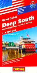 Deep South USA Hallwag Map