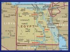 Egypt Folded Map Reise