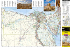 Egypt National Geographic Folded Map