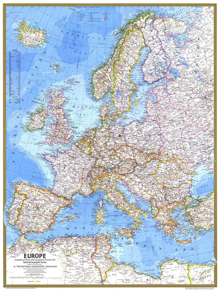 Europe - Published 1977 by National Geographic