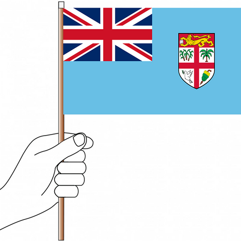 Fiji Flag Handwaver - Knitted Polyester