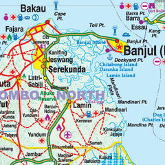 Senegal Gambia ITMB Map