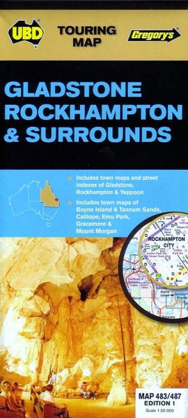 Gladstone, Rockhampton & Surrounds UBD 483/487 Map
