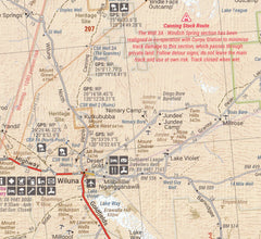 Great Desert Tracks Western Sheet Hema Map