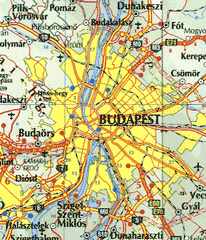 Hungary & Budapest ITMB Map