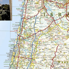 Israel National Geographic Folded Map