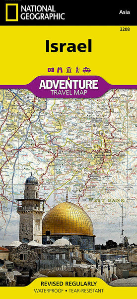 Israel National Geographic Folded Map