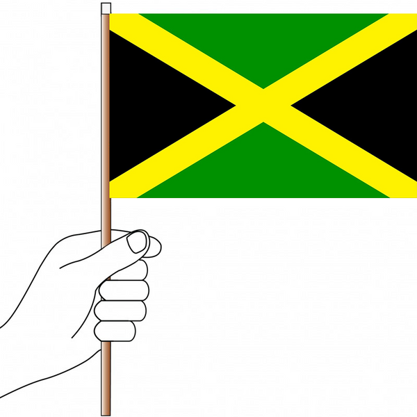 Jamaica Flag Handwaver - Knitted Polyester
