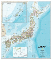 Japan NGS 635 x 740mm Wall Map