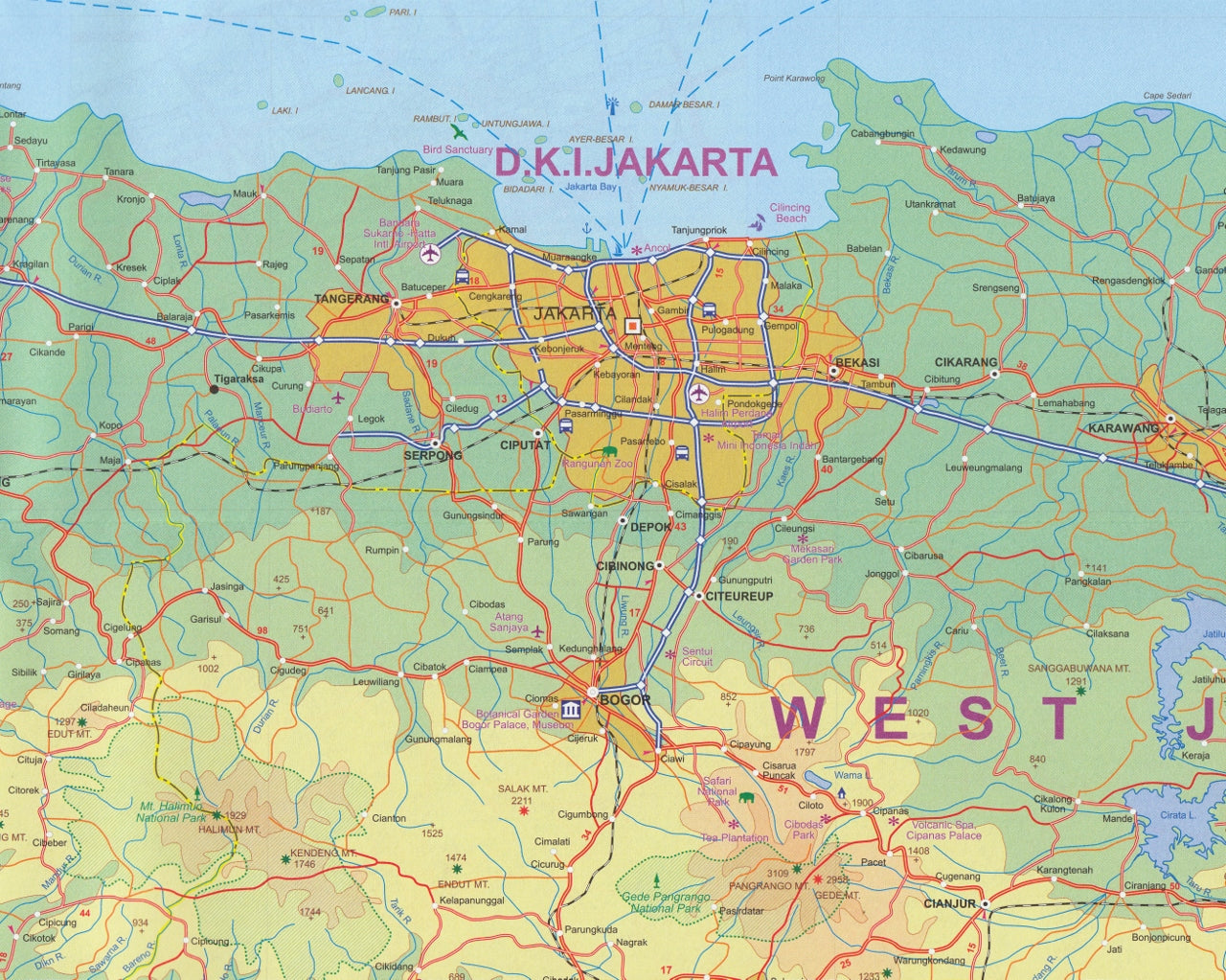 Java ITMB, Buy Map of Java - Mapworld