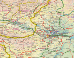 Kabul & Historic Khyber Pass ITMB Map
