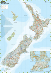 New Zealand Kiwimaps Folded Map