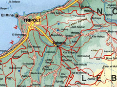 Lebanon Beirut ITMB Map