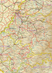 Lesotho  & Swaziland ITMB Map