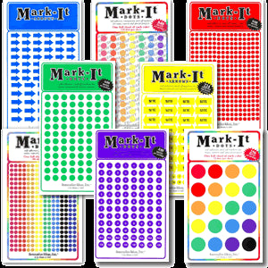 Coloured Map Dots - Map Marking