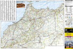 Morocco National Geographic Folded Map