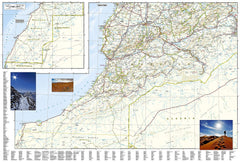 Morocco National Geographic Folded Map