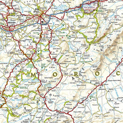 Morocco National Geographic Folded Map