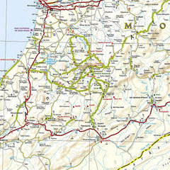 Morocco National Geographic Folded Map