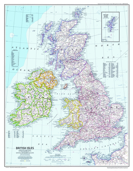 British Isles - Published 1979 by National Geographic