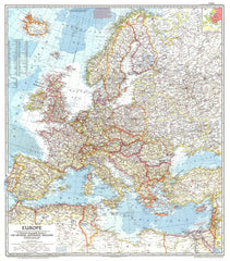 Europe - Published 1957 by National Geographic