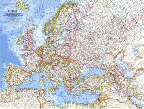 Europe - Published 1962 by National Geographic