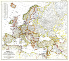 Europe and the Near East - Published 1949 by National Geographic