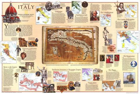 Historical Italy Theme - Published 1995 by National Geographic