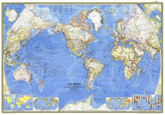 World Map 1965 by National Geographic